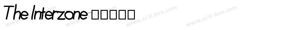 The Interzone字体转换